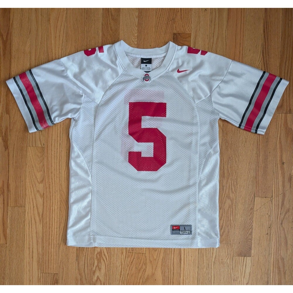 Vintage OHIO STATE BUCKEYES game Football NCAA Nike Team JERSEY #5 Youth Boy L